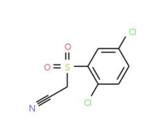 (2,5-Dichloro-benzenesulfonyl)-acetonitrile - chemical structure image