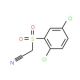(2,5-Dichloro-benzenesulfonyl)-acetonitrile - chemical structure image