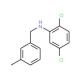 2,5-Dichloro-N-(3-methylbenzyl)aniline - chemical structure image