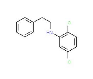 2,5-Dichloro-N-phenethylaniline - chemical structure image