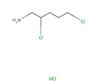 2,5-Dichloroamylamine hydrochloride (CAS 62922-45-6) - chemical structure image