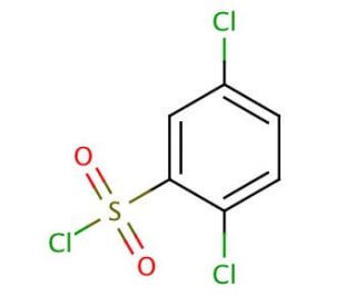 2,5-Dichlorobenzenesulfonyl chloride (CAS 5402-73-3) - chemical structure image