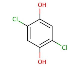 2,5-Dichlorohydroquinone (CAS 824-69-1) - chemical structure image