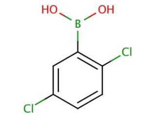 2,5-Dichlorophenylboronic acid (CAS 135145-90-3) - chemical structure image