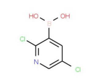 2,5-Dichloropyridine-3-boronic acid (CAS 536693-97-7) - chemical structure image