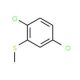 2,5-Dichlorothioanisole 的分子结构 2,5-Dichlorothioanisole - chemical structure image
