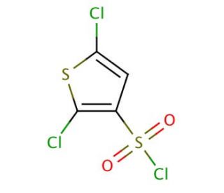 2,5-Dichlorothiophene-3-sulfonyl chloride (CAS 56946-83-9) - chemical structure image