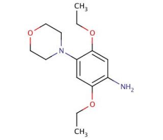 2,5-diethoxy-4-morpholin-4-ylaniline (CAS 51963-82-7) - chemical structure image
