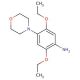 2,5-diethoxy-4-morpholin-4-ylaniline (CAS 51963-82-7) - chemical structure image