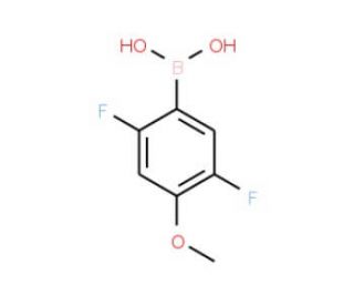 2,5-Difluoro-4-methoxyphenylboronic acid (CAS 897958-93-9) - chemical structure image