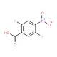 2,5-Difluoro-4-nitrobenzoic acid (CAS 116465-48-6) - chemical structure image