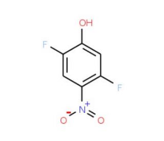 2,5-Difluoro-4-nitrophenol (CAS 120103-18-6) - chemical structure image