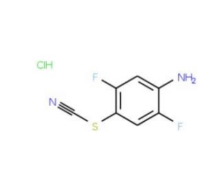 2,5-Difluoro-4-thiocyanatoaniline, HCl (CAS 1150114-25-2) - chemical structure image