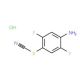 2,5-Difluoro-4-thiocyanatoaniline, HCl (CAS 1150114-25-2) - chemical structure image
