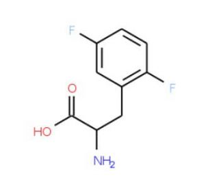 2,5-difluoro-D-phenylalanine (CAS 266360-61-6) - chemical structure image