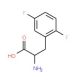2,5-difluoro-L-phenylalanine (CAS 31105-92-7) - chemical structure image