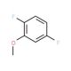 2,5-Difluoroanisole (CAS 75626-17-4) - chemical structure image