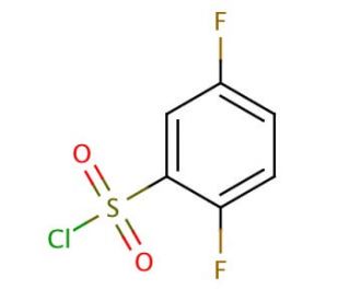 2,5-Difluorobenzenesulfonyl chloride (CAS 26120-86-5) - chemical structure image