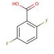 2,5-Difluorobenzoic acid (CAS 2991-28-8) - chemical structure image