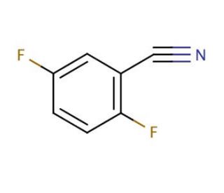 2,5-Difluorobenzonitrile (CAS 64248-64-2) - chemical structure image