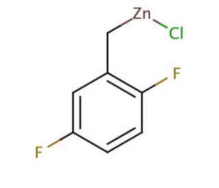 2,5-Difluorobenzylzinc chloride solution (CAS 312692-89-0) - chemical structure image