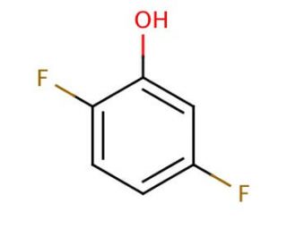 2,5-Difluorophenol (CAS 2713-31-7) - chemical structure image