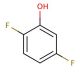 2,5-Difluorophenol (CAS 2713-31-7) - chemical structure image