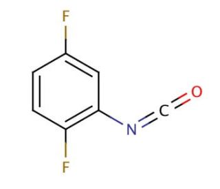 2,5-Difluorophenyl isocyanate (CAS 39718-32-6) - chemical structure image