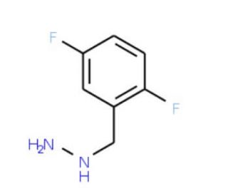 [(2,5-Difluorophenyl)methyl]hydrazine hydrochloride (CAS 887595-45-1 (non HCl Salt)) - chemical structure image