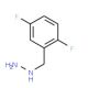 [(2,5-Difluorophenyl)methyl]hydrazine hydrochloride (CAS 887595-45-1 (non HCl Salt)) - chemical structure image