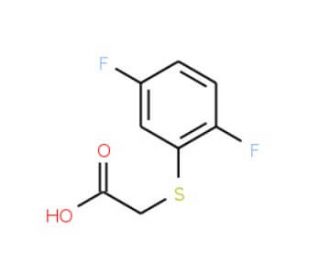 [(2,5-difluorophenyl)thio]acetic acid - chemical structure image