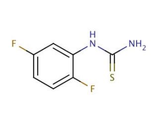 (2,5-Difluorophenyl)thiourea (CAS 207981-44-0) - chemical structure image