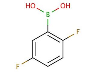 2,5-Difluorophenylboronic acid (CAS 193353-34-3) - chemical structure image
