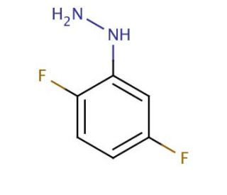 2,5-Difluorophenylhydrazine (CAS 97108-50-4) - chemical structure image