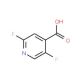 2,5-Difluoropyridine-4-carboxylic acid (CAS 851386-39-5) - chemical structure image