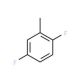 2,5-Difluorotoluene (CAS 452-67-5) - chemical structure image