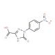 2,5-Dihydro-1-(4-nitrophenyl)-5-oxo-1H-1,2,4-triazole-3-carboxylic acid (CAS 854738-30-0) - chemical structure image