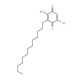 2,5-Dihydroxy-3-tridecyl-[1,4]benzoquinone (CAS 573-40-0) - chemical structure image