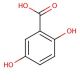 2,5-Dihydroxybenzoic acid (CAS 490-79-9) - chemical structure image