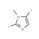 2,5-Diiodo-1-methyl-1H-imidazole (CAS 86026-81-5) - chemical structure image