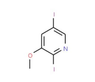 2,5-Diiodo-3-methoxypyridine - chemical structure image