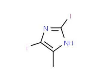2,5-Diiodo-4-methyl-1H-imidazole (CAS 149510-85-0) - chemical structure image