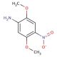 2,5-Dimethoxy-4-nitroaniline (CAS 6313-37-7) - chemical structure image