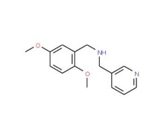 (2,5-Dimethoxy-benzyl)-pyridin-3-ylmethyl-amine - chemical structure image