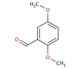 2,5-Dimethoxybenzaldehyde (CAS 93-02-7) - chemical structure image