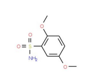 2,5-Dimethoxybenzenesulfonamide (CAS 19116-90-6) - chemical structure image