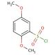 2,5-Dimethoxybenzenesulfonyl chloride (CAS 1483-28-9) - chemical structure image