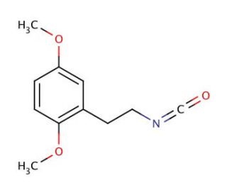 2,5-Dimethoxyphenethyl isocyanate (CAS 480439-35-8) - chemical structure image