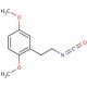 2,5-Dimethoxyphenethyl isocyanate (CAS 480439-35-8) - chemical structure image