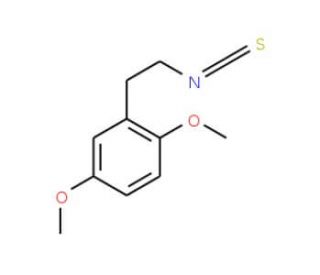 2,5-Dimethoxyphenethyl isothiocyanate (CAS 56771-74-5) - chemical structure image